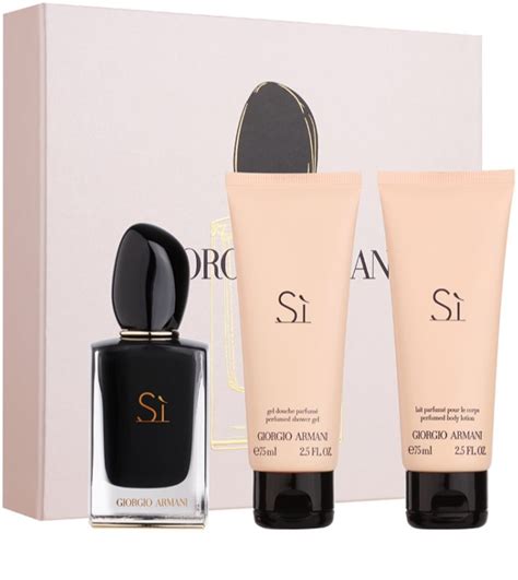 armani si intense gift set.